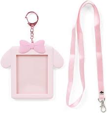 SANRIO JAPAN ORIGINAL MY MELODY LANYARD WITH KEYCHAIN PHOTO FRAME