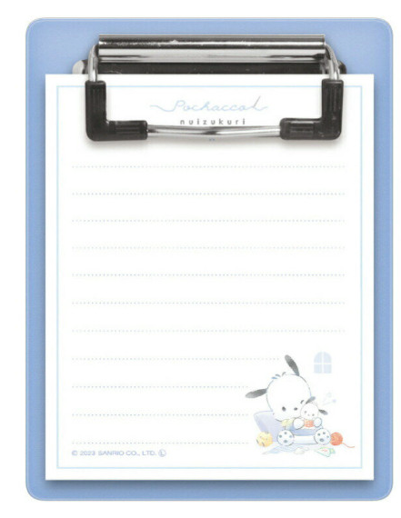 SANRIO JAPAN ORIGINAL POCHACCO NOTEPAD MEMO WITH BINDER