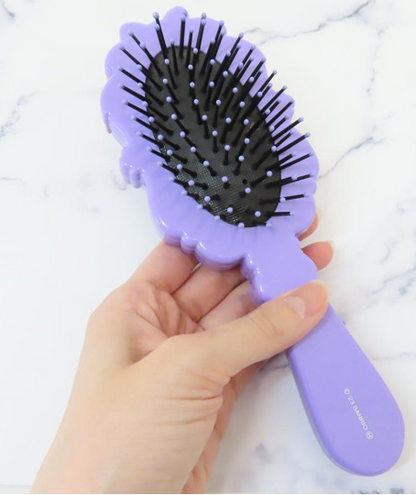 SANRIO JAPAN ORIGINAL KUROMI HAIR BRUSH GLITTER HEART