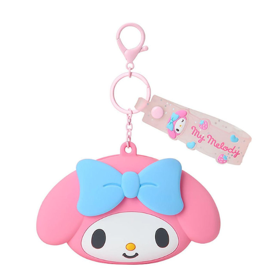 SANRIO ORIGINAL MY MELODY MINI SILICONE POUCH KEYCHAIN