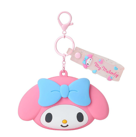 SANRIO ORIGINAL MY MELODY MINI SILICONE POUCH KEYCHAIN