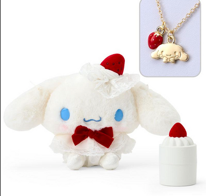 SANRIO ORIGINAL CINNAMOROLL STRAWBERRY WITH NECKLACE