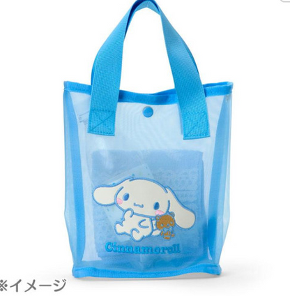 SANRIO ORIGINAL HELLO KITTY MESH MATERIAL 2 WAY TOTE BAG