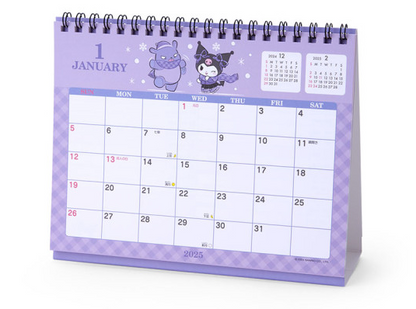 SANRIO JAPAN ORIGINAL KUROMI 2025 TABLE RING CALENDAR