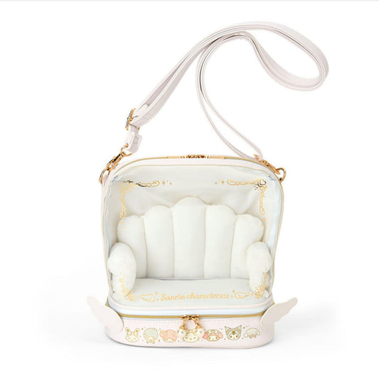 SANRIO ORIGINAL CHARACTERS PLUSH SHOULDER BAG ENJOY IDOL PURE WHITE ANGEL