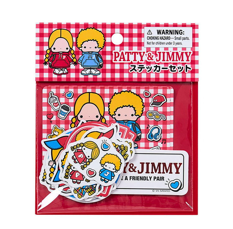SANRIO ORIGINAL PATTY & JIMMY STICKER SET (COUPLE LOOKBOOK)
