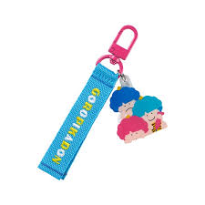 SANRIO JAPAN ORIGINAL GOROPIKADON LOGO KEYCHAIN