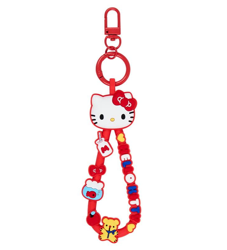 SANRIO ORIGINAL HELLO KITTY RUBBER CORE KEYCHAIN