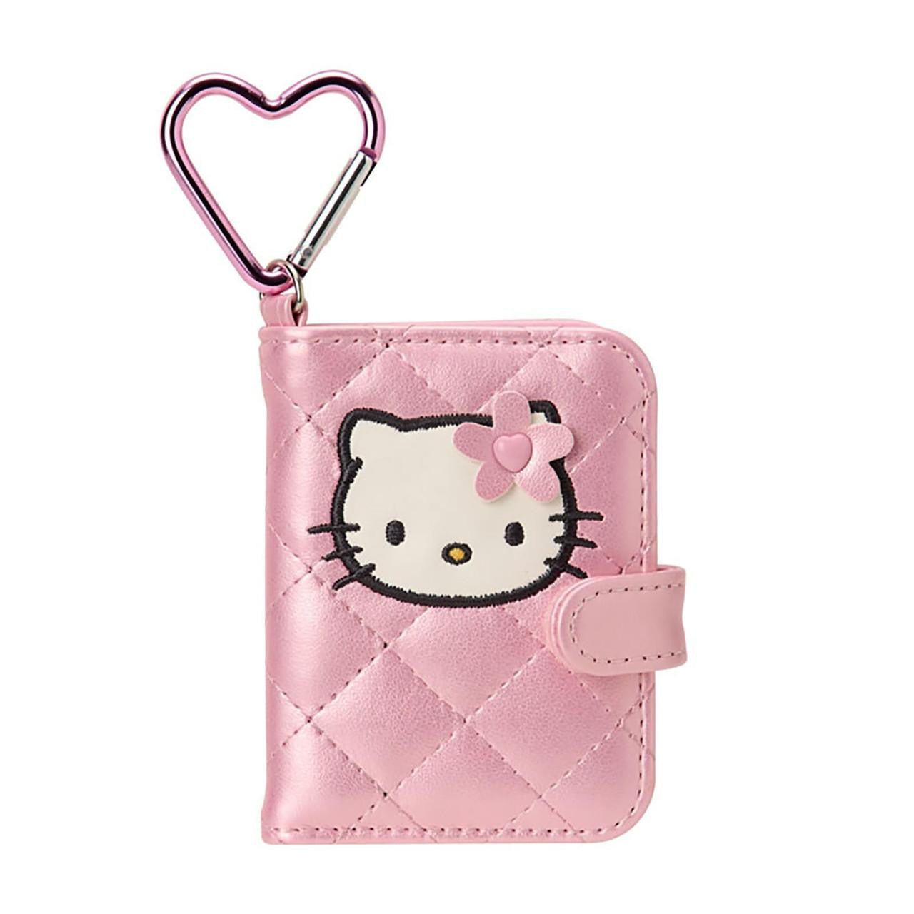 SANRIO ORIGINAL HELLO KITTY NOTEBOOK SHAPED DOUBLE MIRROR MINIATURE QUILT PINK