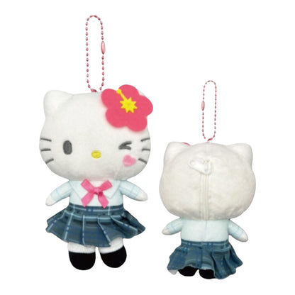 SANRIO HELLO KITTY UNIFORM  BALL CHAIN MASCOT POUCH