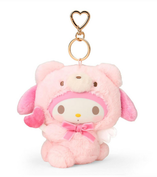 SANRIO ORIGINAL MY MELODY MASCOT HOLDER FLUFFY ANGEL BEAR