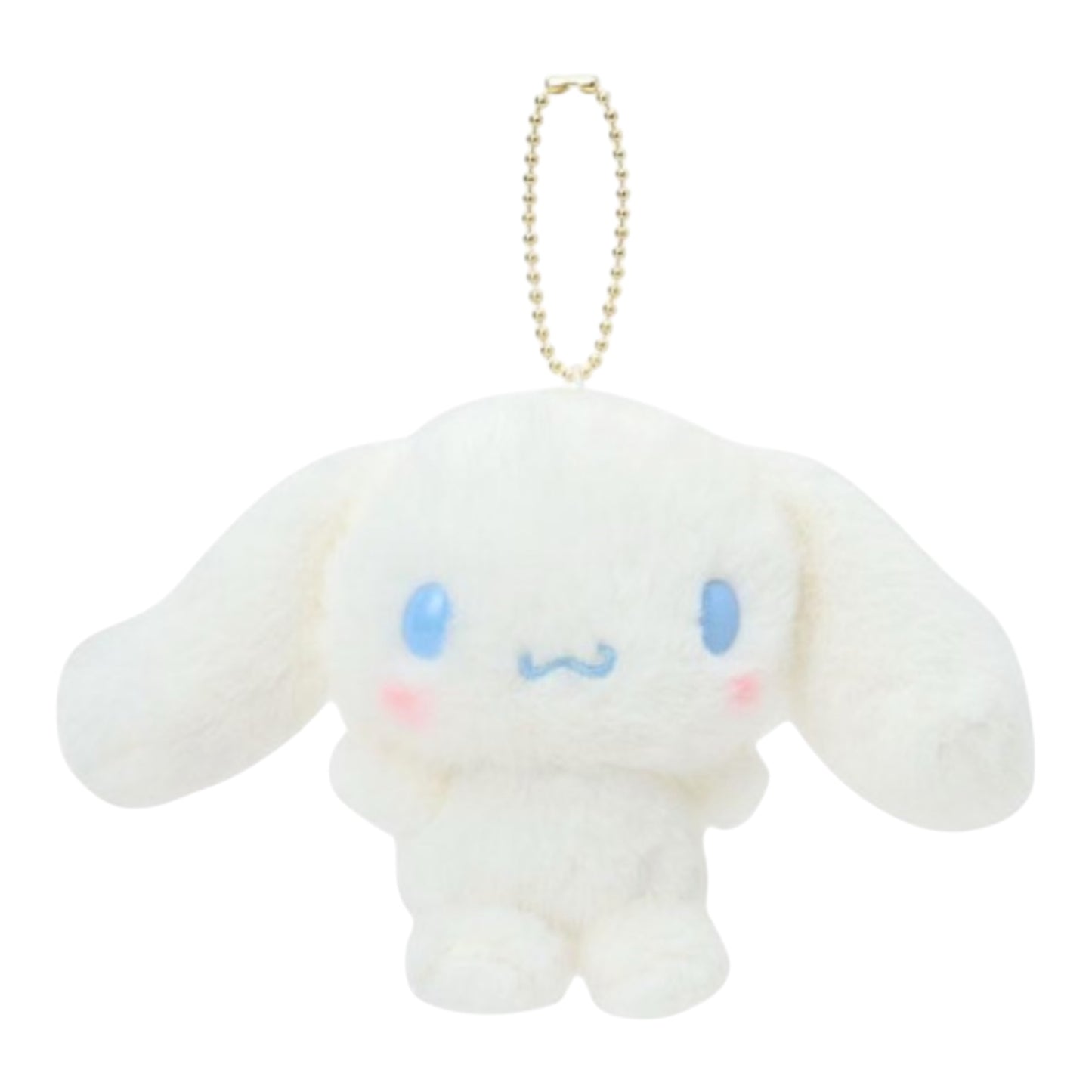 SANRIO ORIGINAL CINNAMOROLL MASCOT HOLDER SLEEPING ON WHITE FLUFFY CLOUD