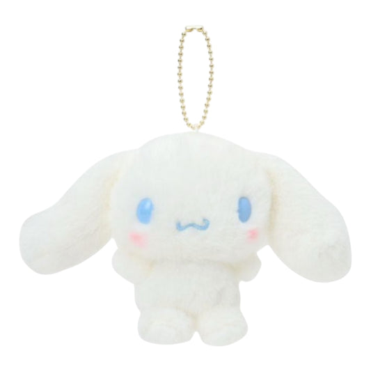 SANRIO ORIGINAL CINNAMOROLL MASCOT HOLDER SLEEPING ON WHITE FLUFFY CLOUD
