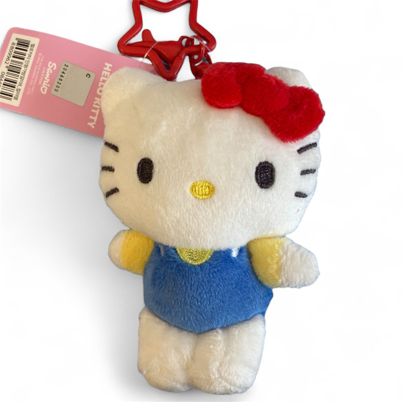SANRIO COLOR STAR BACKPACK KEYCHAIN HELLO KITTY 8 CM