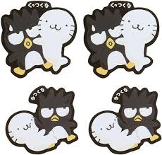 SANRIO JAPAN ORIGINAL BADTZ MARU THE USUAL TWO STICKERS SET