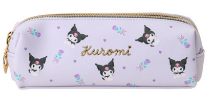 SANRIO ORIGINAL KUROMI DOUBLE ZIPPER PEN CASE