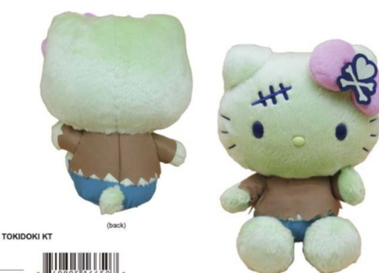 SANRIO HELLO KITTY ZOMBIE HALLOWEEN TOKIDOKI BEAN DOLL