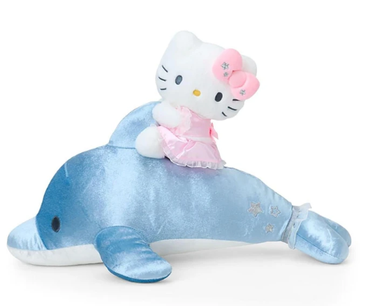 SANRIO ORIGINAL HELLO KITTY DOLPHIN SHINY CUSHION