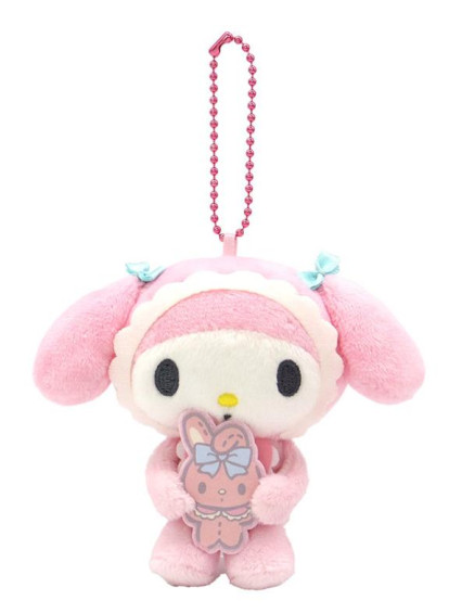 SANRIO ORIGINAL MY MELODY 50TH ANNIVERSARY MASCOT HOLDER- RABBIT FRIEND