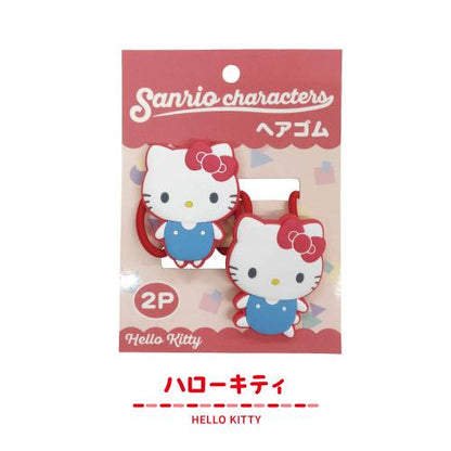 SANRIO HELLO KITTY MASCOT HAIR TIE SET