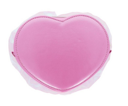 SANRIO ORIGINAL MY MELODY Y2K BALLET CORE HEART-SHAPED CLEAR POUCH