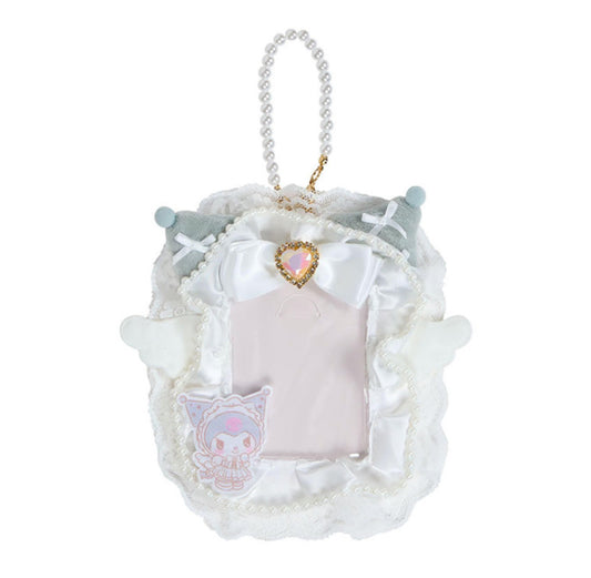 SANRIO KUROMI TRADING CARD HOLDER ENJOY IDOL PURE WHITE ANGEL