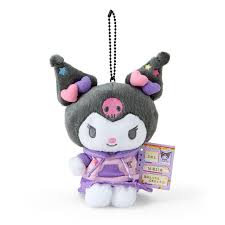 SANRIO JAPAN ORIGINAL KUROMI MASCOT CHARM / PLUSH NOSTALGIC PROFILE