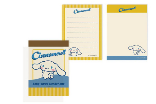 SANRIO ORIGINAL CINNAMOROLL MINI NOTEPAD RETRO