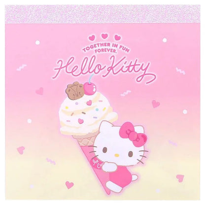 SANRIO HELLO KITTY ICE CREAM MEMO PAD KT