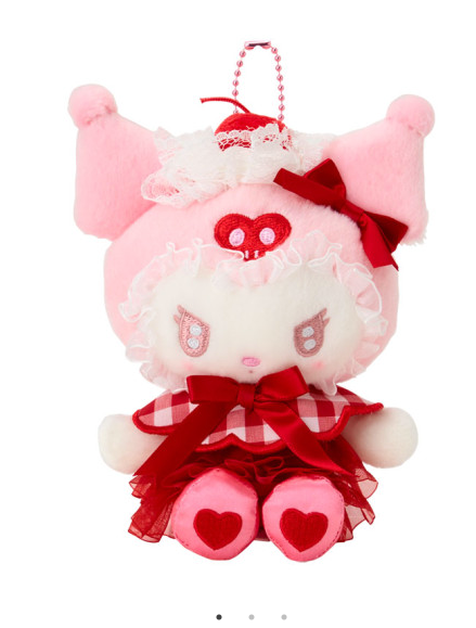 SANRIO ORIGINAL KUROMI WHIPPED CHERRY MASCOT HOLDER
