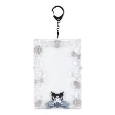 SANRIO JAPAN ORIGINAL KUROMI CARD HOLDER ENJOY IDOL LACE BOW