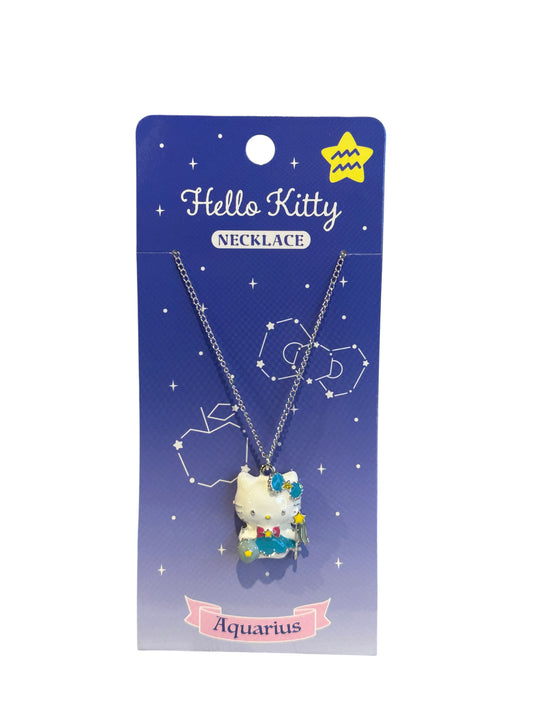 SANRIO HELLO KITTY NECKLACE AQUARIUS ZODIAC