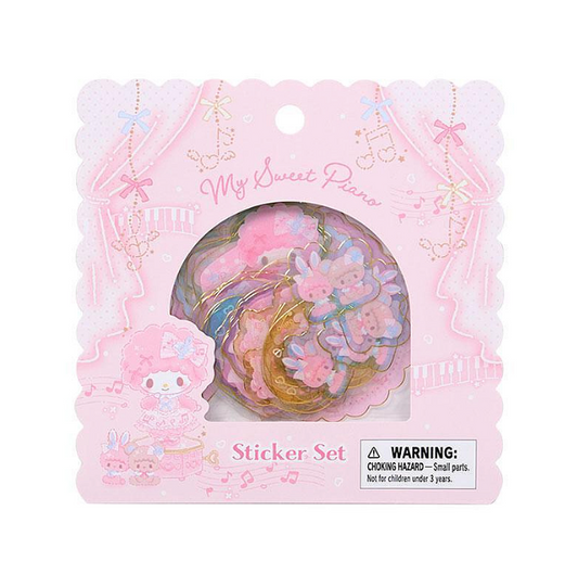 SANRIO ORIGINAL MY SWEET PIANO DRESS UP PIANO RECITAL STICKER SET