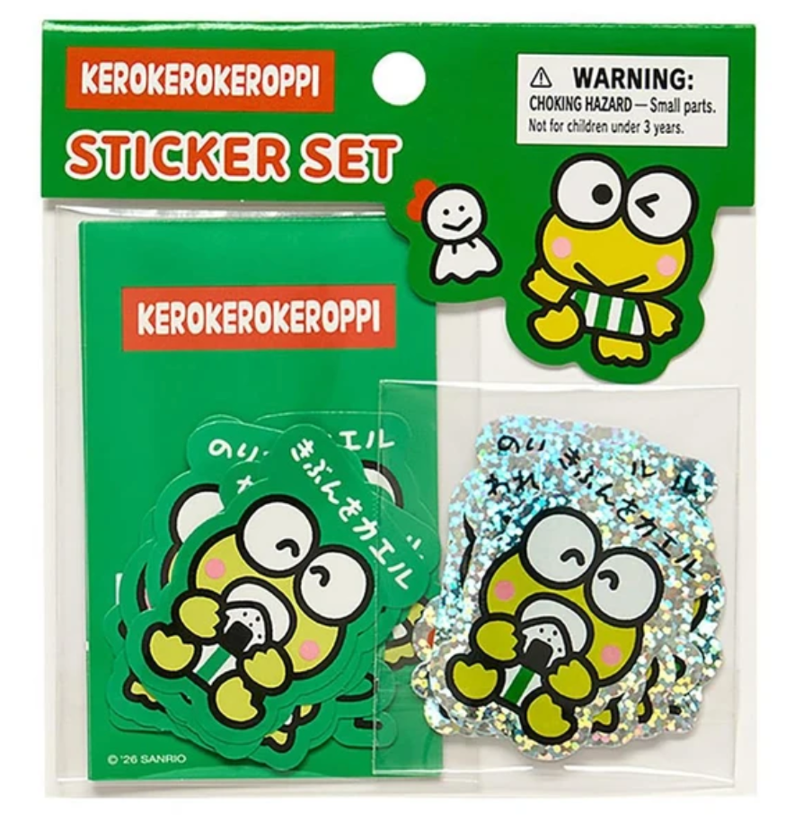SANRIO ORIGINAL KEROPPI EVERYDAY USE STICKER SET
