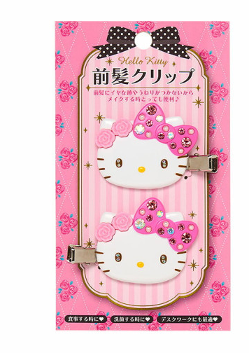 SANRIO ORIGINAL HELLO KITTY HAIR CLIP DELUXE PINK