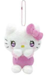 SANRIO HELLO KITTY W / BALL CHAIN VARIOUS EMOTION EXCITE