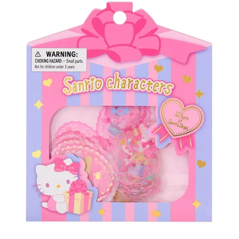 SANRIO ORIGINAL CHARACTERS WRAPPING PAPER STICKER SET