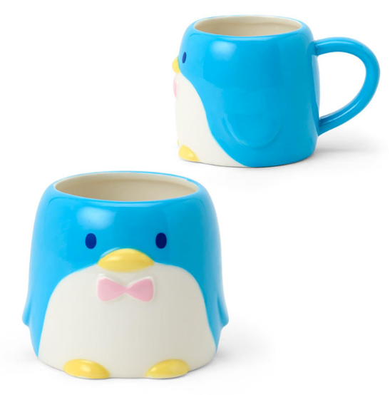SANRIO ORIGINAL TUXEDO SAM CHARACTER SHAPED MUG CAFE DESIGN