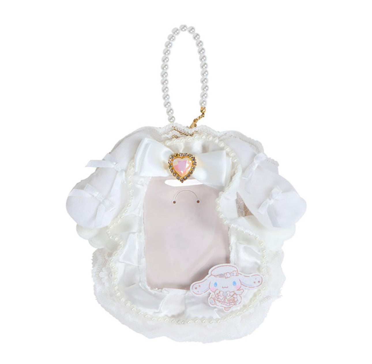 SANRIO CINNAMOROLL TRADING CARD HOLDER ENJOY IDOL PURE WHITE ANGEL