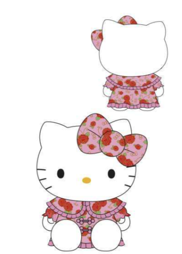 SANRIO ORIGINAL HELLO KITTY 10 IN CHINESE NEW YEAR DRESS PLUSH KT