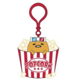 SANRIO GUDETAMA MASCOT CLIP ON MOVIE THEATER