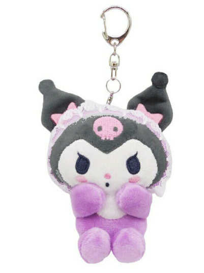 SANRIO JAPAN ORIGINAL KUROMI BABY MASCOT CHARM / PLUSH PURPLE