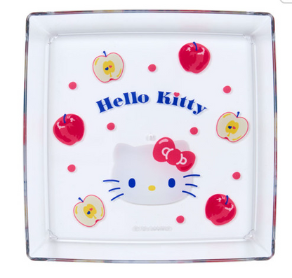 SANRIO ORIGINAL HELLO KITTY APPLE SQUARE PLATE
