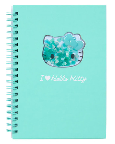 SANRIO ORIGINAL HELLO KITTY B6 RING NOTEBOOK GREEN