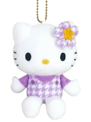 SANRIO ORIGINAL HELLO KITTY MASCOT CHARM / PLUSH STANDARD COLLECTION PURPLE
