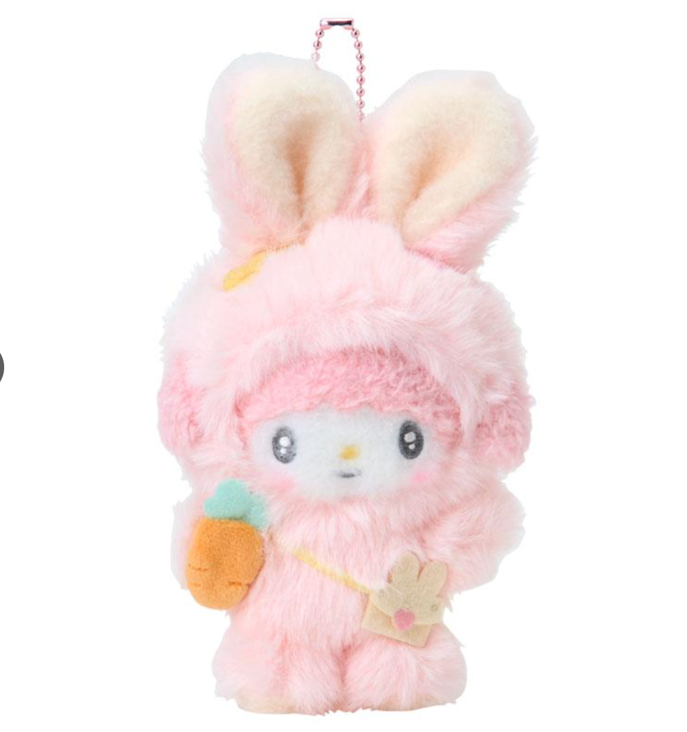 SANRIO ORIGINAL MY SWEET PIANO MASCOT HOLDER PUFFY EAR RABBIT CLUB