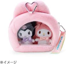 SANRIO JAPAN ORIGINAL MY MELODY FACE SHAPED POUCH WITH WINDOW