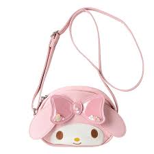 SANRIO ORIGINAL MY MELODY FACE KIDS CROSS BODY POUCH