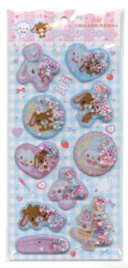 SANRIO ORIGINAL SUGARBUNNIES SHAKE SHAKE SEAL STICKERS