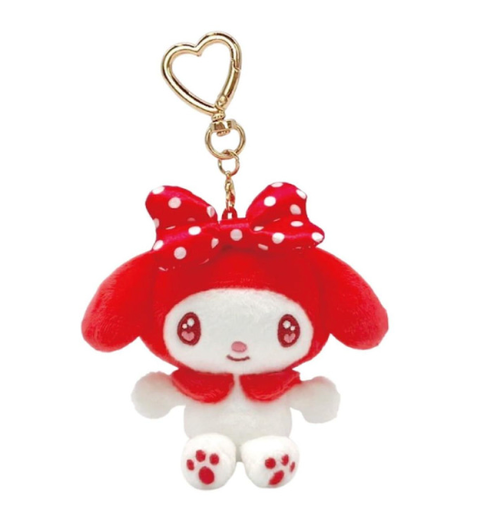 SANRIO ORIGINAL MY MELODY MASCOT HOLDER NAKAJIMA FAVORITE COLOR RED